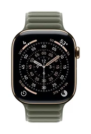 Apple Hermès Correa de Reloj Sport MGDK4ZM/A de Poliéster, Tamaño S/M, Gris Salvia, Compatible con Watch Series 9/SE/Series 10/11 (46mm/45mm/44mm/49mm)