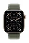 Apple Hermès Correa de Reloj Sport MGDK4ZM/A de Poliéster, Tamaño S/M, Gris Salvia, Compatible con Watch Series 9/SE/Series 10/11 (46mm/45mm/44mm/49mm)