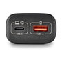 NGS ERA 45W BLACK Cargador de Pared GaN con USB-C y USB-A Negro