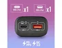 NGS ERA 45W BLACK Cargador de Pared GaN con USB-C y USB-A Negro