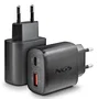 NGS ERA Cargador GaN de Pared 45W Negro con 1 Puerto USB-C (Power Delivery/PPS) y 1 Puerto USB-A (Quick Charge 3.0) para Smartphone, Tablet y Portátil - Carga Rápida