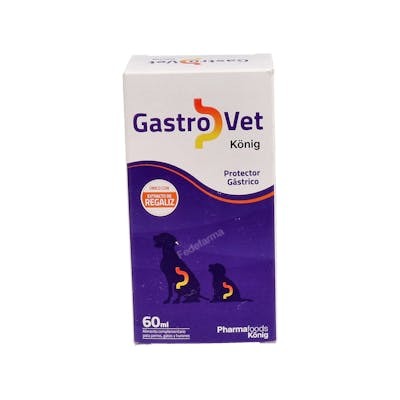König Gastrovet Protector de la Mucosa Gastroduodenal 60 ml König Gastrovet Protector de la Mucosa Gastroduodenal 60 ml