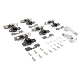 BORTOLUZZI Kit Exedra Puertas Escamoteables 705.341-705.344 Push Smove Acabado Titanio