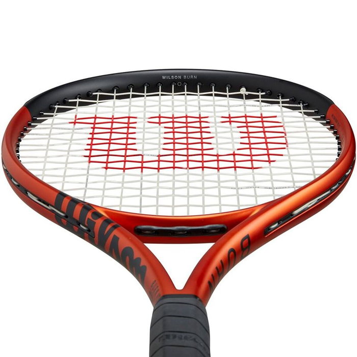 Raqueta de Tenis Wilson Burn 100 V5.0 Naranja Oscuro