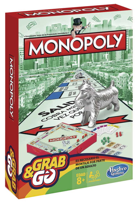 Parker Monopoly Viaje Edición Portátil B1002 Hasbro Gaming Español Parker Monopoly Viaje Edición Portátil B1002 Hasbro Gaming Español