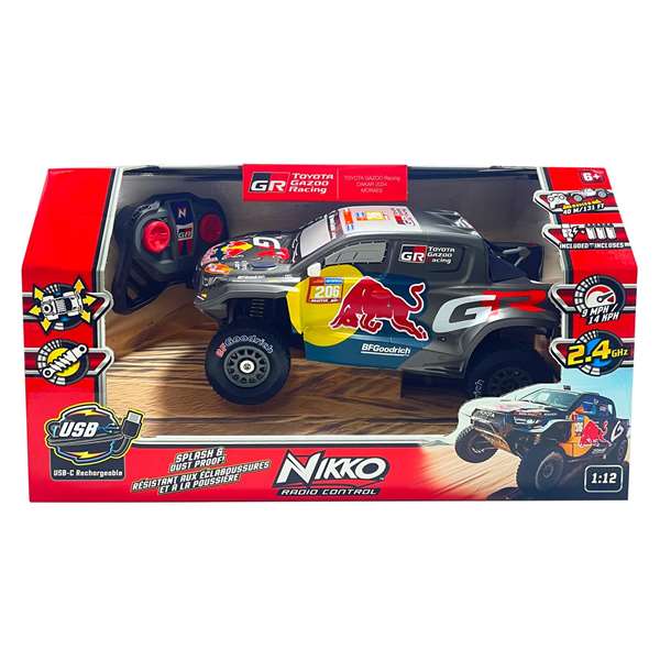 Molto Coche Radio Control Red Bull Dakar Escala 1:12 con Luces y Sonidos Molto Coche Radio Control Red Bull Dakar Escala 1:12 con Luces y Sonidos