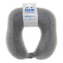 DKD Home Decor Cojín Cervical de Viaje Negro y Gris (2 unidades)