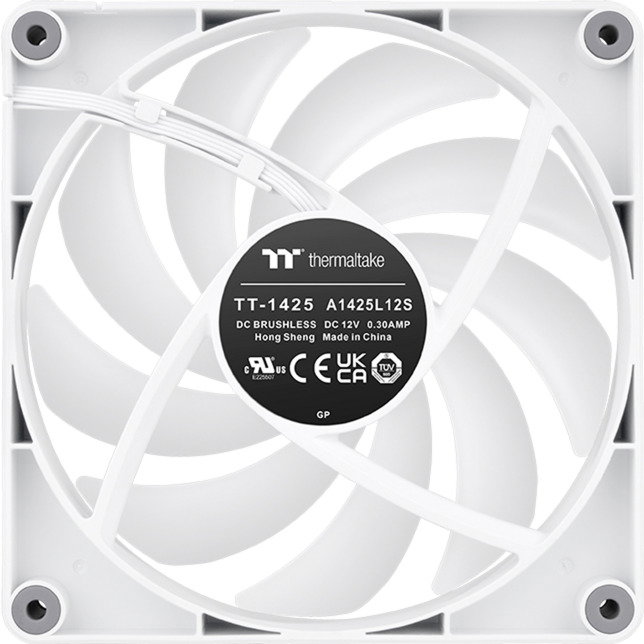 Thermaltake CT140 Reverse ARGB Ventilador de 140 mm Blanco (2 unidades)