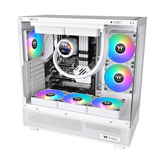 Thermaltake CT140 Reverse ARGB Ventilador de 140 mm Blanco (2 unidades)