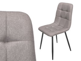 GIFTDECOR Silla Ancha Loneta Gris