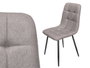 GIFTDECOR Silla Ancha Loneta Gris