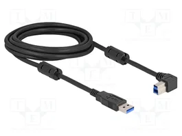 DeLOCK Cable USB 5 Gbps Tipo-A a Tipo-B 90° Derecha 3 m