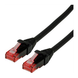 ROLINE Patchkabel Cat.6 UTP 21.15.2551, 1 m, Negro