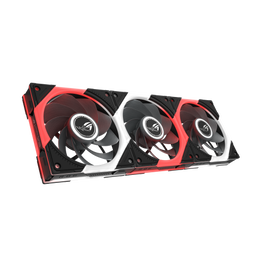 ASUS ROG Eurux GR120 ARGB Reverse Fan Triple Pack Negro, Blanco