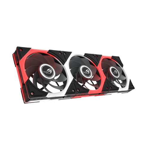 ASUS ROG Eurux GR120 ARGB Reverse Fan Triple Pack Negro, Blanco ASUS ROG Eurux GR120 ARGB Reverse Fan Triple Pack Negro, Blanco