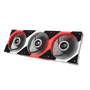 ASUS ROG Eurux GR120 ARGB Reverse Fan Triple Pack Negro, Blanco