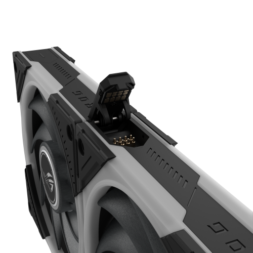 ASUS ROG Eurux GR120 ARGB Reverse Fan Triple Pack Negro, Blanco ASUS ROG Eurux GR120 ARGB Reverse Fan Triple Pack Negro, Blanco