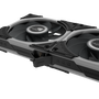ASUS ROG Eurux GR120 ARGB Reverse Fan Triple Pack Negro, Blanco