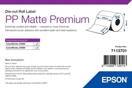Epson 7113701 Etiqueta Autoadhesiva Blanca