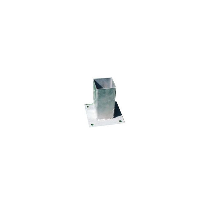Faura Anclaje metálico cuadrado 9 x 9 cm