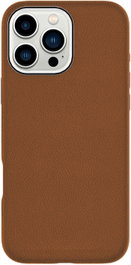 eSTUFF Funda iPhone 16 Pro INFINITE VENICE - Cuero Reciclado Marrón, Compatible MagSafe, Protección 1.2m