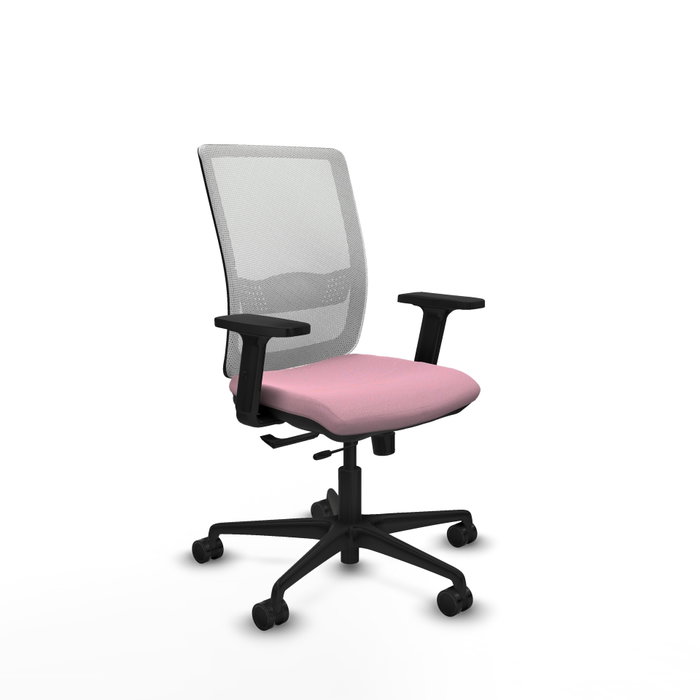 PIQUERAS Y CRESPO Silla de oficina Haches Rosa y Blanca PIQUERAS Y CRESPO Silla de oficina Haches Rosa y Blanca