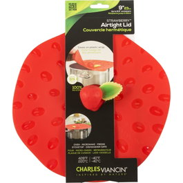 Charles Viancin BERRIES Tapa de silicona 23 cm rojo