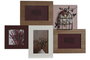 DKD Home Decor Marco Multifoto Fall Shabby Marrón para 4 Fotos
