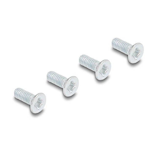 DeLOCK Clip de Montaje de Aluminio para Carril DIN 67146, 80 x 47.8 x 7.5 mm, Plata