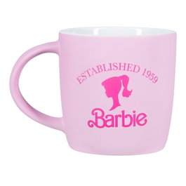 Paladone Taza Barbie Silueta Rosa y Blanco 400 ml