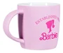 Paladone PP13761BR Taza de Cerámica con Silueta de Barbie, Rosa y Blanco, 0.4 Litros