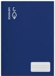ESCOLOFI Pack de 10 Libretas Cuarto con Pauta Montessori 5, Azul