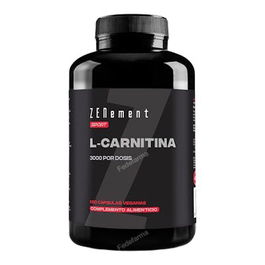 ZENEMENT L-Carnitina 180 Cápsulas para Metabolizar Grasas y Obtener Energía Vegana