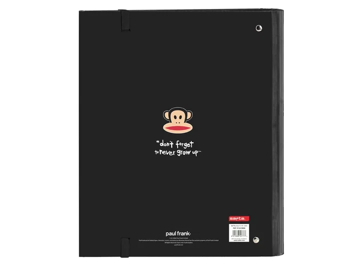 Safta Carpeta de anillas Paul Frank con recambio y separadores DIN A4