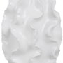 Jarrón Blanco Cerámica Decoración 25,50 X 25,50 X 37,50 cm