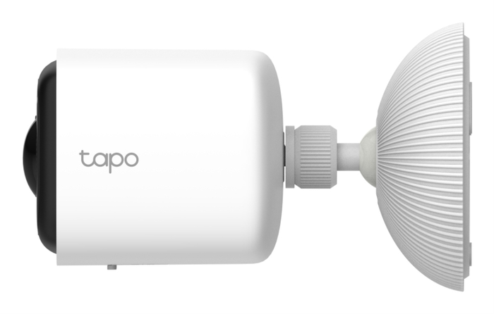 TP-Link Tapo TC80 Cámara de Seguridad Exterior con Batería, WiFi, Full HD 1080p, Visión Nocturna, IP65, MicroSD, Compatible con Carga Solar