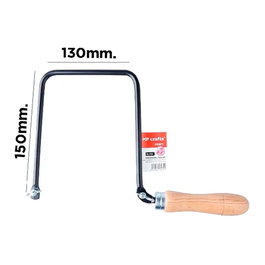 MP Arco Sierra de Marquetería 130 x 150 mm Segueta Metal y Madera