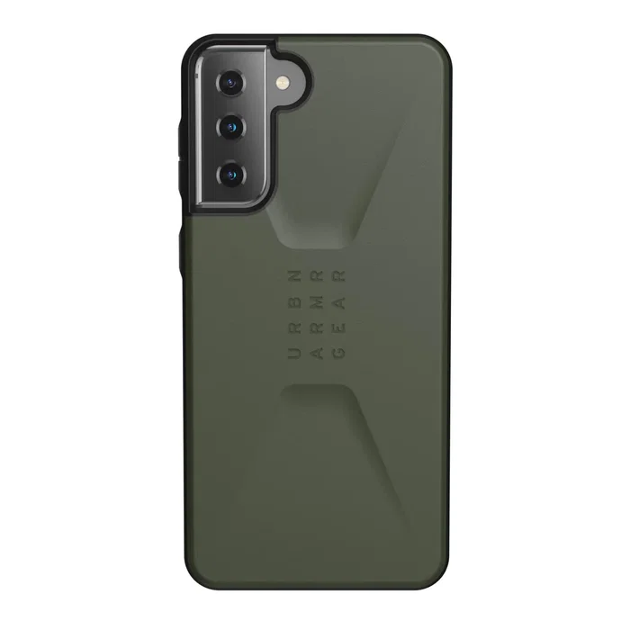 Urban Armor Gear Civilian Series Funda Protectora Samsung Galaxy S21 Plus 5G - 17 cm (6.7") Resistente a Caídas y Golpes Color Oliva