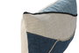 DKD Home Decor Cojines Patchwork Beige y Azul 50x30 cm (Pack de 2)