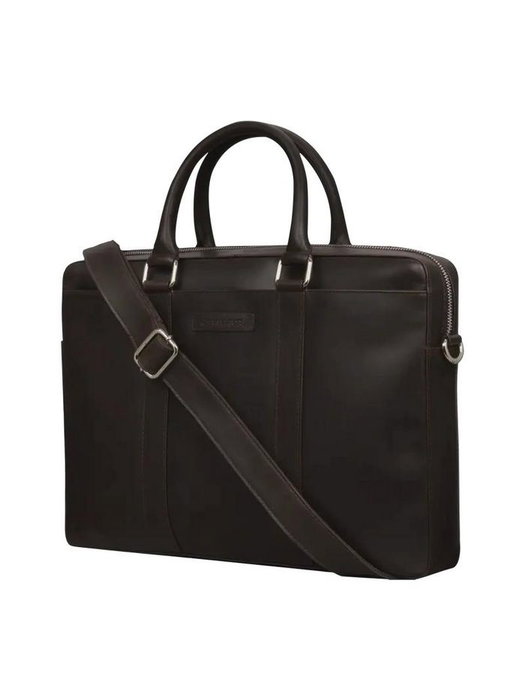 dbramante1928 Nordborg Bolso de Piel para Portátil 15" Hunter Dark con Correa Ajustable y Compartimentos Organizadores dbramante1928 Nordborg Bolso de Piel para Portátil 15" Hunter Dark con Correa Ajustable y Compartimentos Organizadores