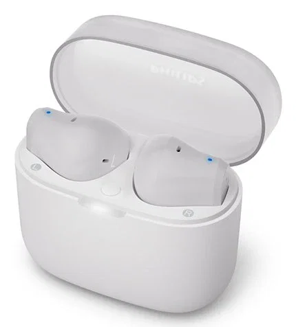 Philips TAT2139WT/00 Auriculares Inalámbricos Intraurales Bluetooth 5.3 Blanco con Estuche de Carga, Autonomía 28h, Resistente al Agua IPX4