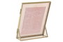 DKD Home Decor Marco de Fotos 13x18 Cristal y Metal Rosa