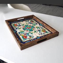 Aberto Design Bandeja REF022 Madera Maciza Impresión UV sobre MDF 48x38x4 cm