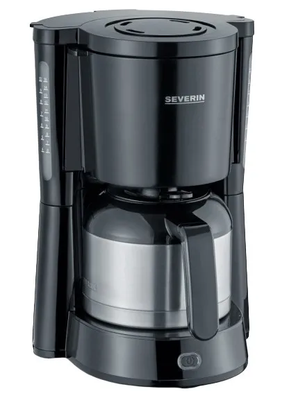 Severin KA 4835 Cafetera con jarra de acero inoxidable, 1000 W, 8 tazas, apagado automático Severin KA 4835 Cafetera con jarra de acero inoxidable, 1000 W, 8 tazas, apagado automático