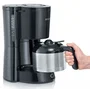 Severin KA 4835 Cafetera con jarra de acero inoxidable, 1000 W, 8 tazas, apagado automático
