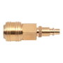 Powerplus Adaptador Latón Euro Hembra a Orión Macho 1/4 Pulg, 2 Piezas Conectores Aire Comprimido