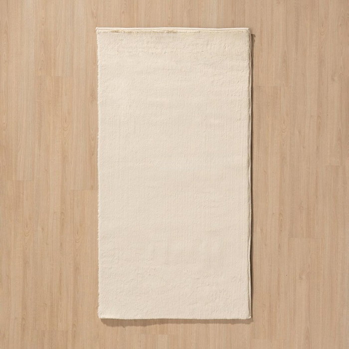 Ixia Alfombra Beige de Poliéster 80 x 2,70 x 150 cm
