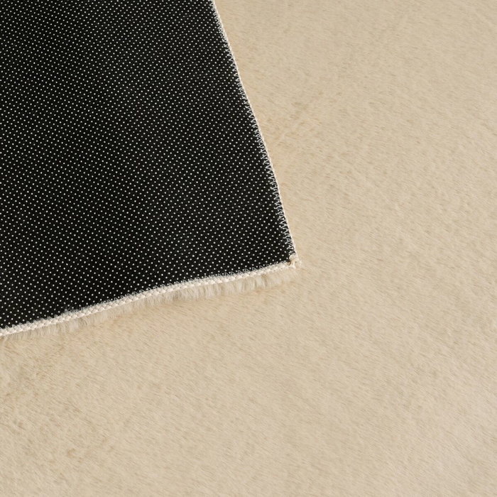 Ixia Alfombra Beige de Poliéster 80 x 2,70 x 150 cm
