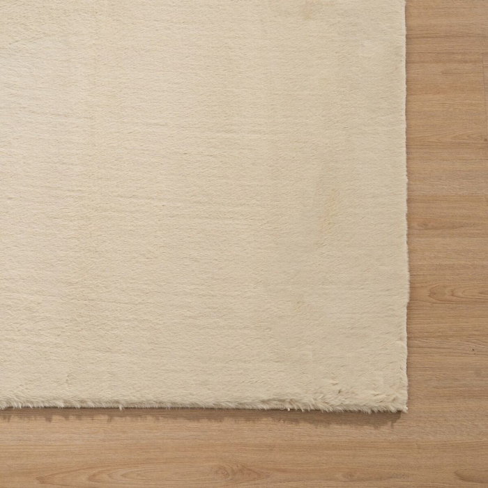 Ixia Alfombra Beige de Poliéster 80 x 2,70 x 150 cm