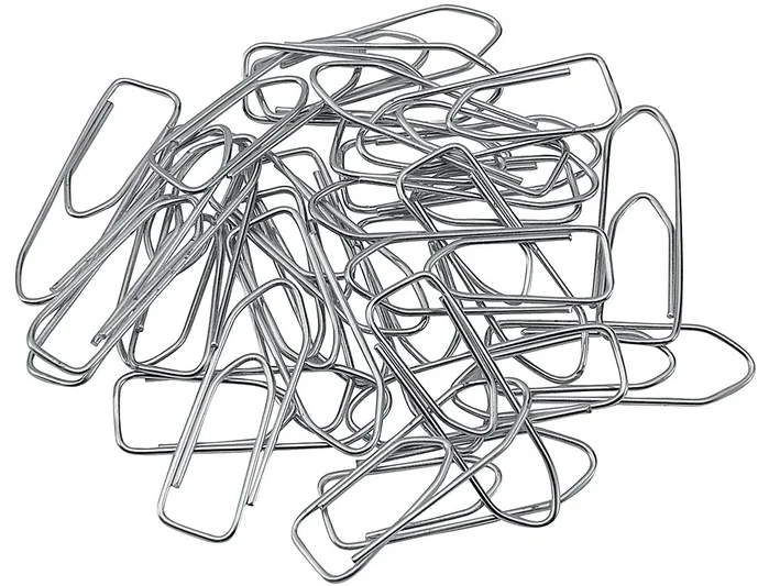 Q-connect Clips galvanizados n º4 50 mm, caja de 100 unidades